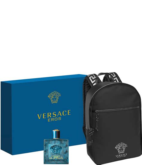 versace leather backpack men|versace men's perfume with backpack.